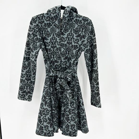 Effie’s Heart Claudia Coat damask print artsy quirky swing size xs whimisigoth - Picture 1 of 8